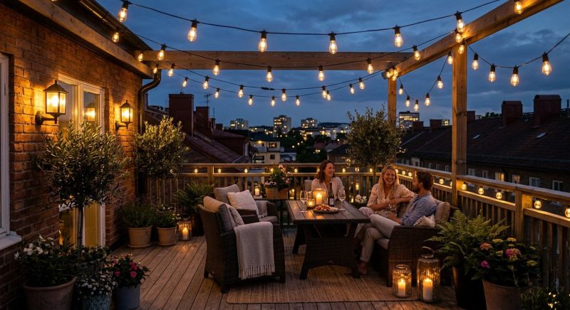 Courtyard Light Installation in Utah County, UT