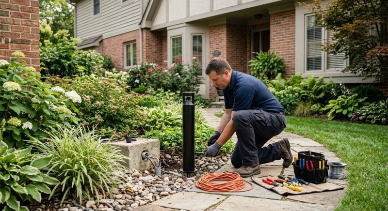 Outdoor Lamp Installation in Honolulu, HI