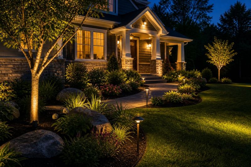 Sidewalk Lighting Installation in Provo, UT